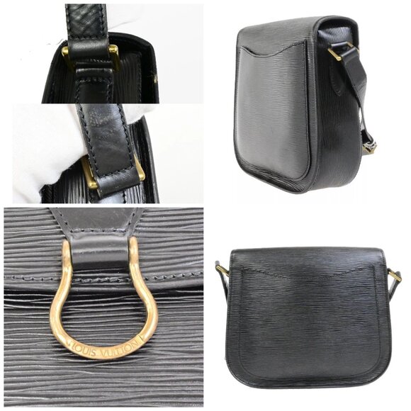 LOUIS VUITTON LV Saint Cloud GM Shoulder Bag Epi Leather Black 36EE089 - Picture 15 of 15